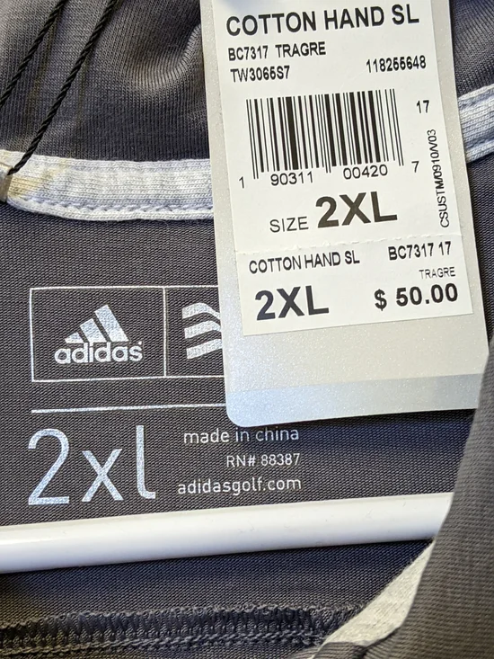 adidas Women's Sleeveless Polo - Charcoal - Picture 3 of 3